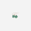 PENDIENTES SHAMROCK ESMALTADOS