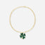 COLLIER SHAMROCK GM ÉMAILLÉ