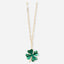 COLLAR LARGO SHAMROCK ESMALTADO