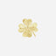 BROCHE SHAMROCK ÉMAILLÉE GRIS ANTHRACITE
