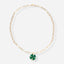 SHAMROCK ENAMELED NECKLACE