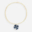 COLLIER SHAMROCK GM ÉMAILLÉ