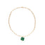 SHAMROCK ENAMELLED NECKLACE