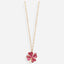 COLLAR LARGO SHAMROCK ESMALTADO